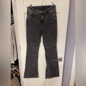 Charcoal Flare Jeans for Women